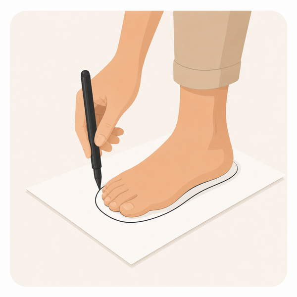 Trace your foot