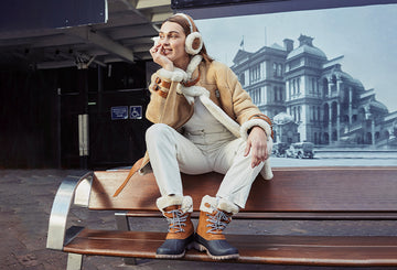 Ski season style guide with snow boots and winter outfits from UGG Express