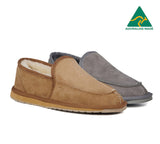 EMU® UGG Slippers Men Australian Made Sheepskin Wool Platinum Hume EMU