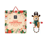 Pet Christmas Reindeer Santa Chewers and Gift Bag