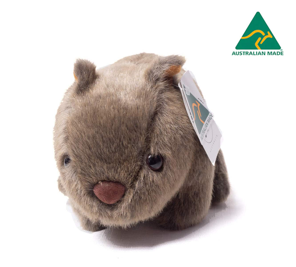Australian Made Stuffed Animal Toys Wombat 8''  Roy Aussie Bush Toys