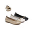 EVERAU® Women Leather Metal Buckle Ultra Soft Ballet Flats Blake