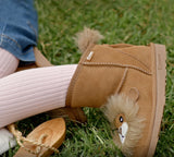 EVERAU® UGG Boots Kids Sheepskin Wool Lion Kids Plus EVERAU