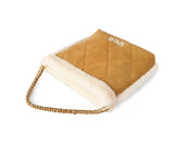 AUSTRALIAN SHEPHERD® Suede Shearling Tote Bag Over Shoulder Diana UGG AUSTRALIAN SHEPHERD