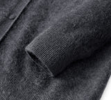 EVERAU® Yak Wool Knit Cardigan Cashmere Blend Loose Fit Morra EVERAU