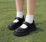 EVERAU® Senior Black Leather School Shoes Chris EVERAU