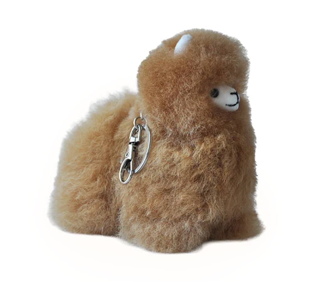 Auskin® Alpaca Huacaya Key Ring Alpaca Body Snap Hook Auskin
