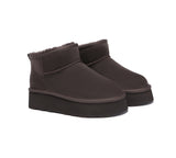 AUSTRALIAN SHEPHERD® UGG Boots Sheepskin Wool Mini Platform Thick Bottom Ronnie UGG AUSTRALIAN SHEPHERD