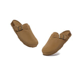 EVERAU® Adjustable Buckled Straps Slip-on Flat Sandal Slides Mason