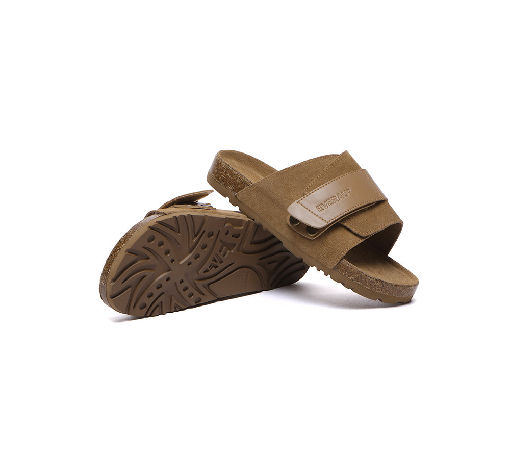 EVERAU?? Adjustable Strap Embossed Slip-on Summer Sandal Slides Terrain - UGG EXPRESS