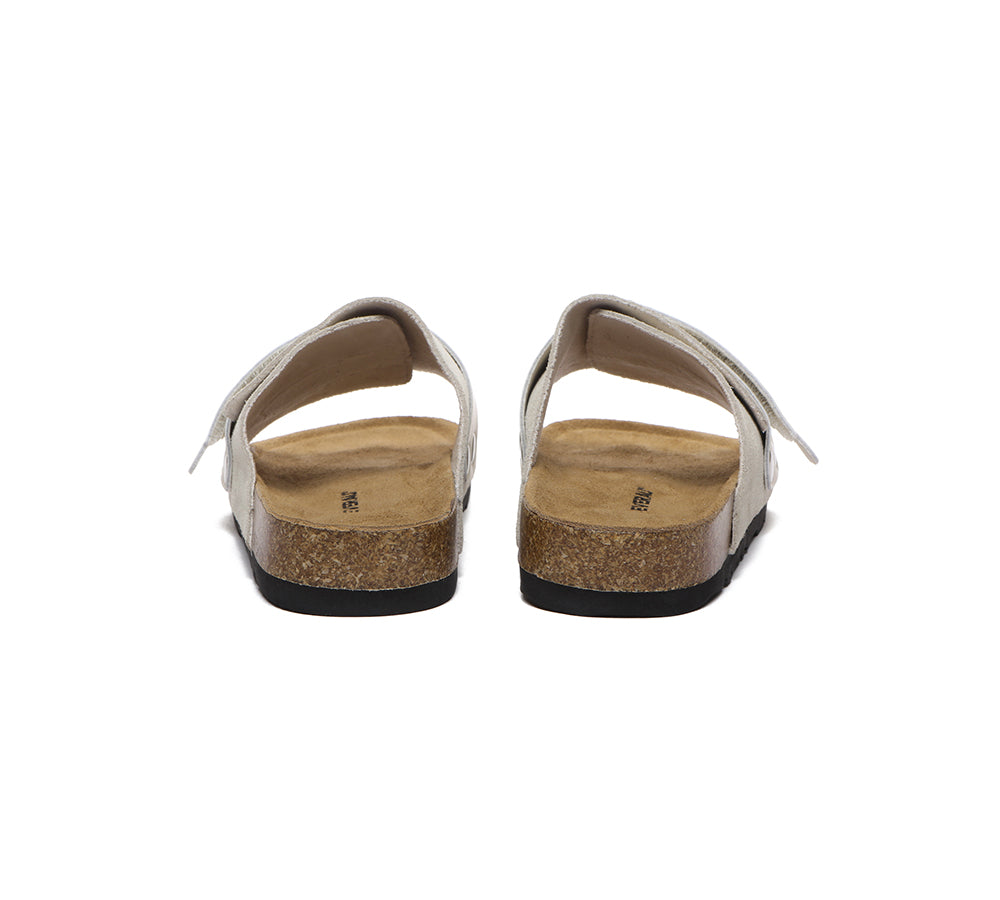 EVERAU?? Adjustable Strap Embossed Slip-on Summer Sandal Slides Terrain - UGG EXPRESS