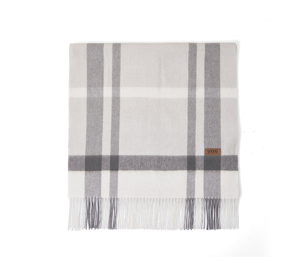 Urban UGG Wool Plaid Shawl Wynel URBAN UGG
