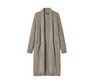 EVERAU® Women Cashmere Blend Wool Long Cardigan Grumo Coat EVERAU