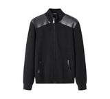 EVERAU® Wool Blend Zip-Up Jacket Stand Collar Urban Style Canver EVERAU