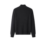 EVERAU® Wool Blend Zip-Up Jacket Stand Collar Urban Style Canver EVERAU