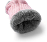 EVERAU® Fingerless Ultra Plush Knit Gloves EVERAU
