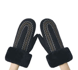 AUSTRALIAN SHEPHERD® Fluffy Sheepskin Wool Mittens Nuttoa UGG AUSTRALIAN SHEPHERD