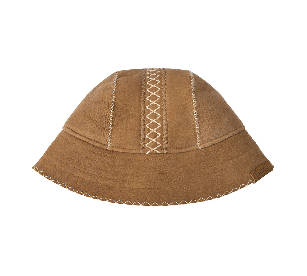 AUSTRALIAN SHEPHERD® Fluffy Sheepskin Wool Bucket Stacea Hat (Copy) UGG AUSTRALIAN SHEPHERD