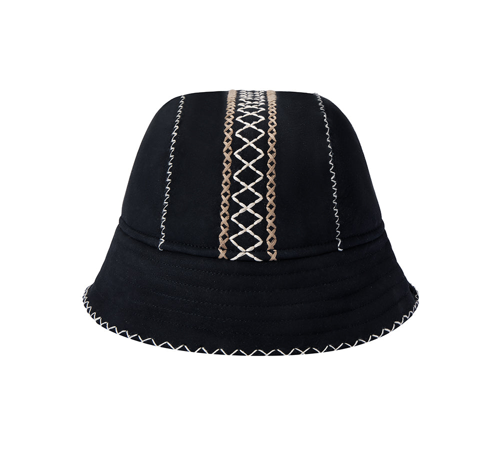 AUSTRALIAN SHEPHERD® Fluffy Sheepskin Wool Bucket Stacea Hat (Copy) UGG AUSTRALIAN SHEPHERD