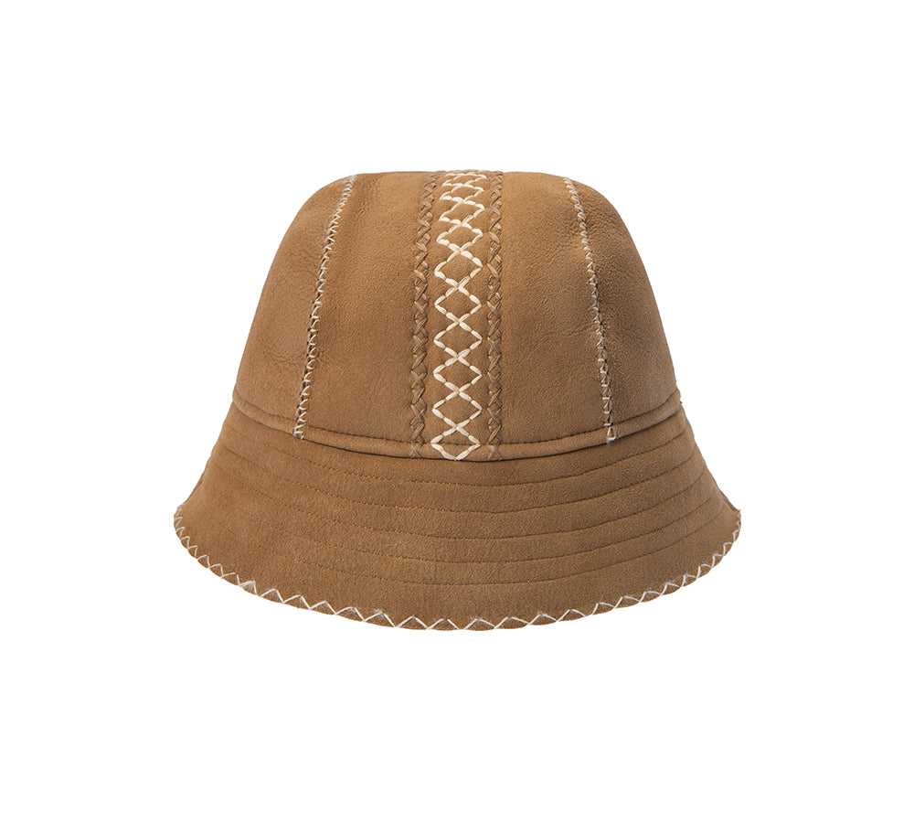 AUSTRALIAN SHEPHERD® Fluffy Sheepskin Wool Bucket Stacea Hat (Copy) UGG AUSTRALIAN SHEPHERD