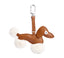EVERAU® Leather Dog Bag Charm Fluppy