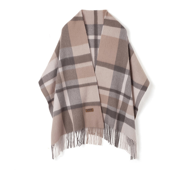 Urban UGG Wool Plaid Shawl Wynel URBAN UGG