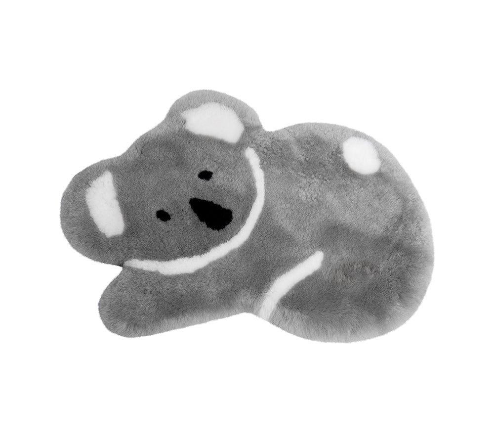 Others - Genuine Australian Sheepskin Soft Decoration Koala Rug - Grey (1881704464442)