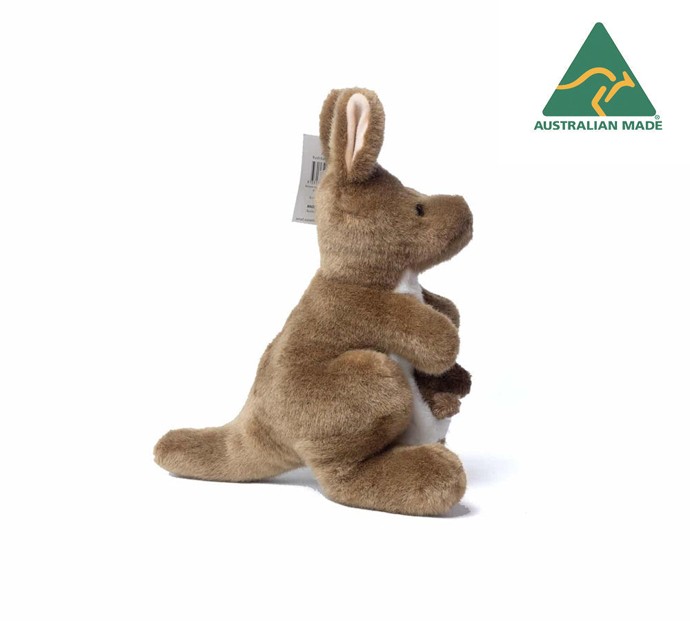 Australian Made Stuffed Animal Toys Kangaroo 12" Soft Toy Aussie Bush Toys