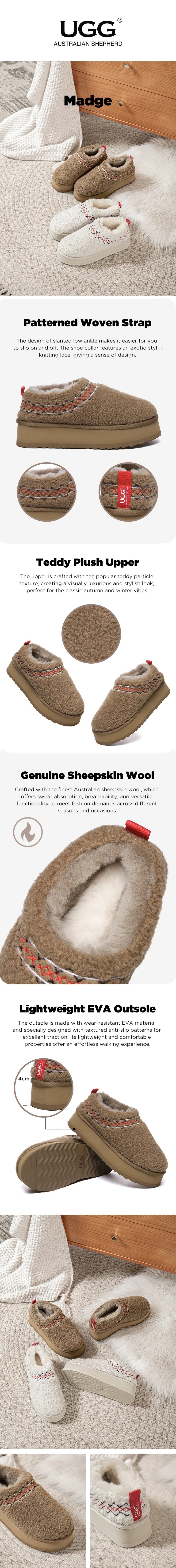 AUSTRALIAN SHEPHERD® UGG Slippers Platform Madge