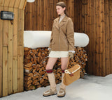 AUSTRALIAN SHEPHERD® UGG Slippers Women Sheepskin Wool Shearling Lora UGG AUSTRALIAN SHEPHERD