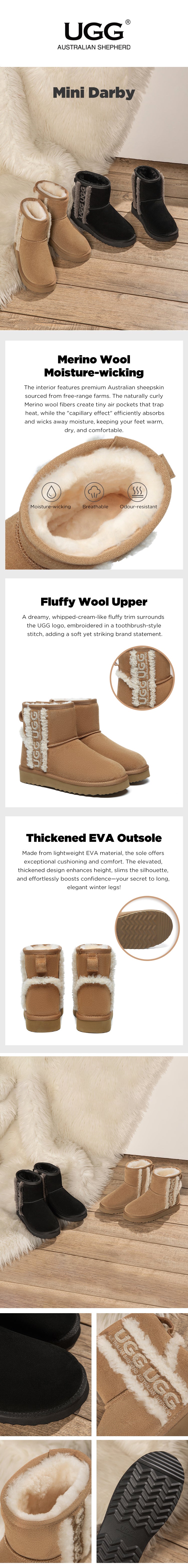AUSTRALIAN SHEPHERD® UGG Boots Women Mini Darby