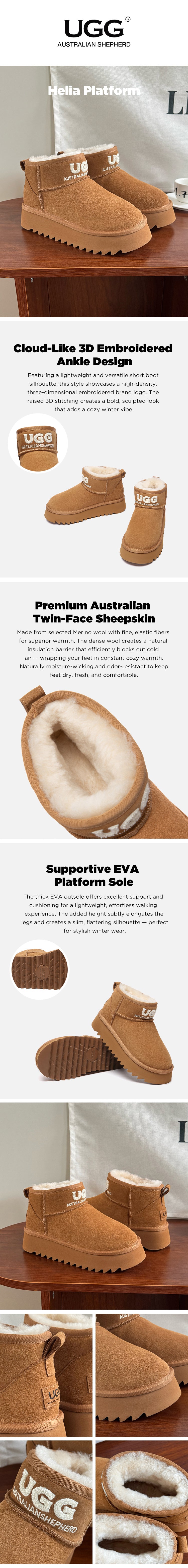 AUSTRALIAN SHEPHERD® UGG Boots Platform Helia