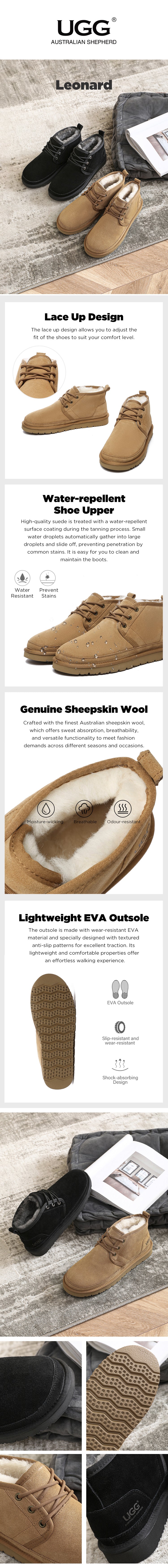 AUSTRALIAN SHEPHERD® UGG Boots Men Leonard