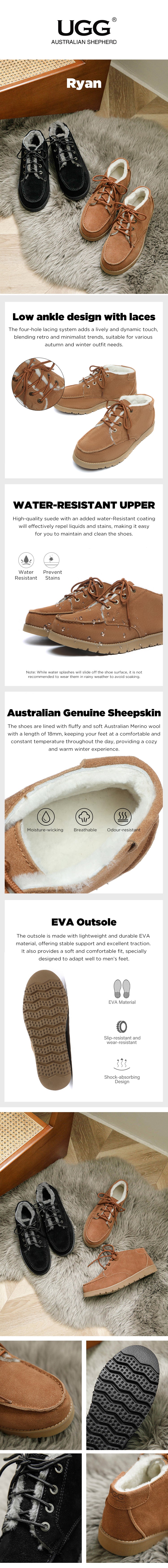 AUSTRALIAN SHEPHERD® UGG Boots Men Ryan
