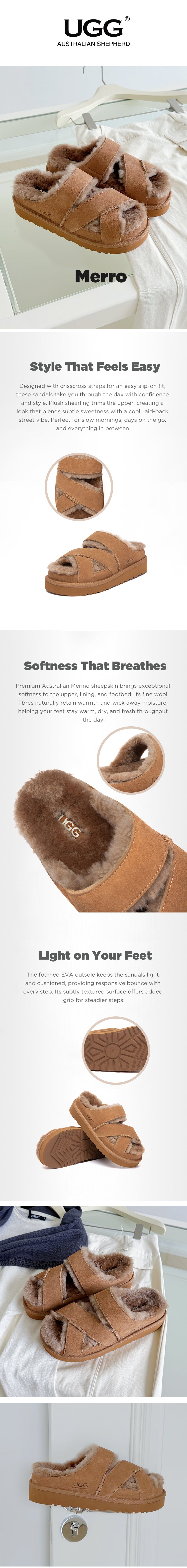 AUSTRALIAN SHEPHERD® UGG Slippers Platform Merro