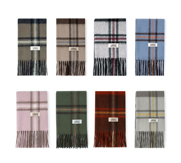 AUSTRALIAN SHEPHERD® 100% Wool Check Scarf Snovia UGG AUSTRALIAN SHEPHERD