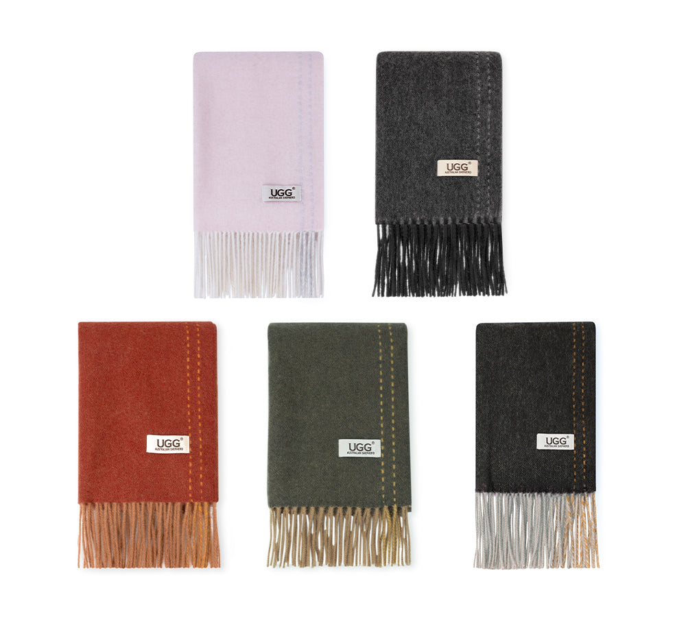 AUSTRALIAN SHEPHERD® 100% Wool Plain Scarf Rasora UGG AUSTRALIAN SHEPHERD