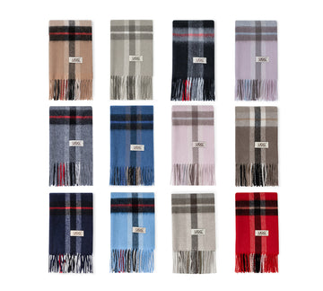 AUSTRALIAN SHEPHERD® 100% Wool Check Scarf Solara UGG AUSTRALIAN SHEPHERD