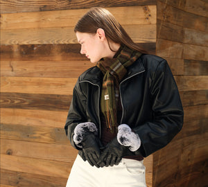 UGG AUSTRALIAN SHEPHERD® Ladies Gloves Leather Fluffy Lennon Gloves UGG AUSTRALIAN SHEPHERD