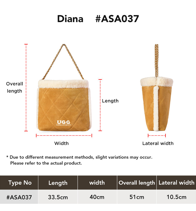 AUSTRALIAN SHEPHERD® Women Tote Bag Diana size chart