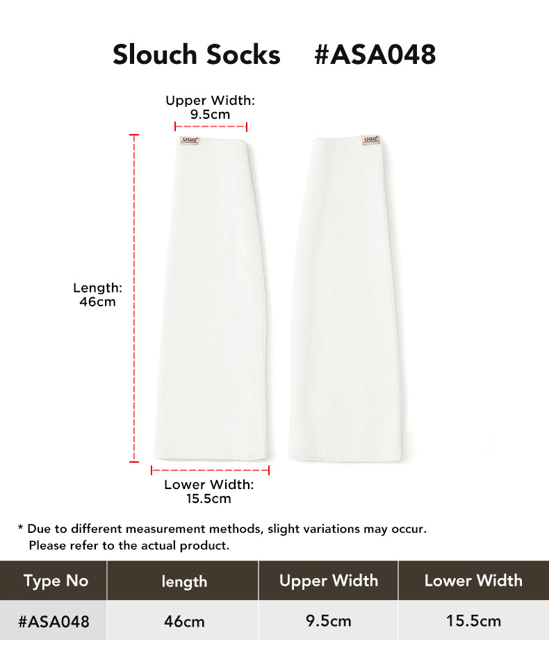 AUSTRALIAN SHEPHERD® Women Slouch Socks size chart
