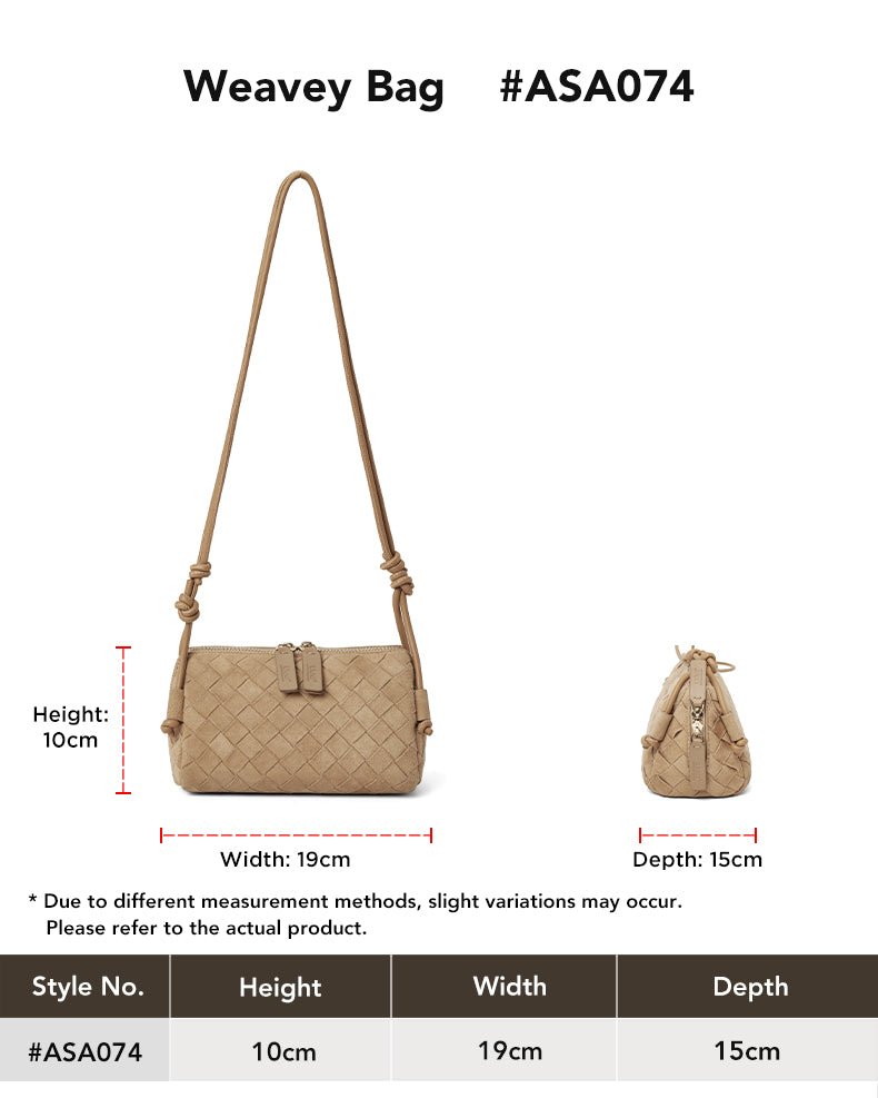 AUSTRALIAN SHEPHERD® Women Crossbody Bag Weavey size chart