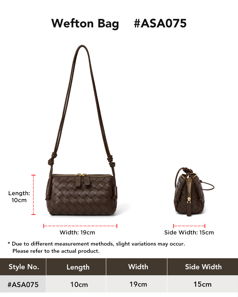 AUSTRALIAN SHEPHERD® Crossbody Bag Wefton size chart