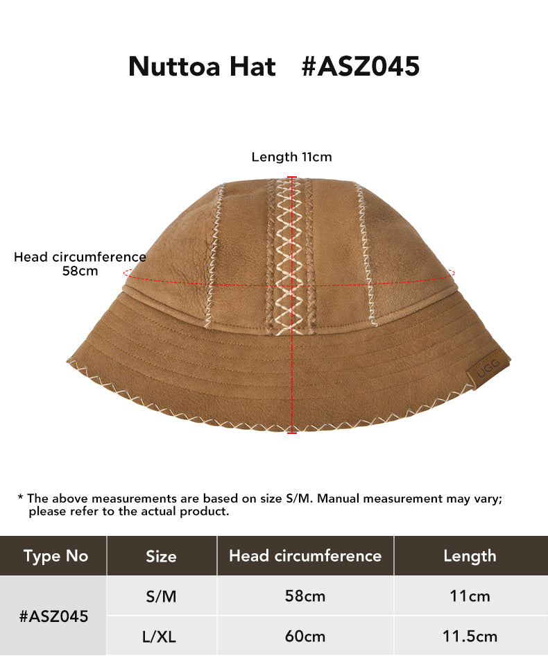 AUSTRALIAN SHEPHERD® Fluffy  Bucket Hat Nuttoa size chart