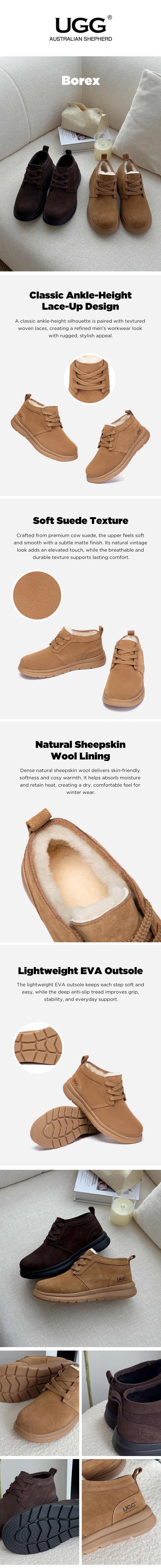 AUSTRALIAN SHEPHERD® UGG Boots Men Borex