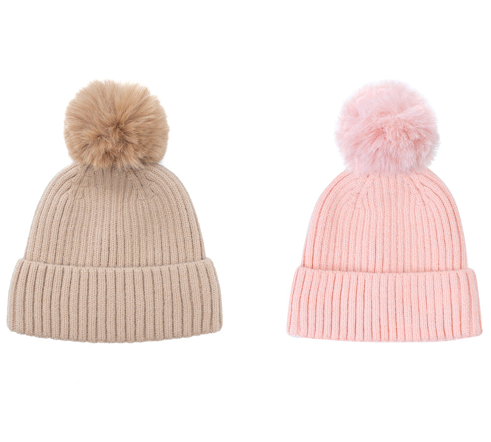 AUSTRALIAN SHEPHERD® Kids Knitted Pom Pom Beanie UGG AUSTRALIAN SHEPHERD