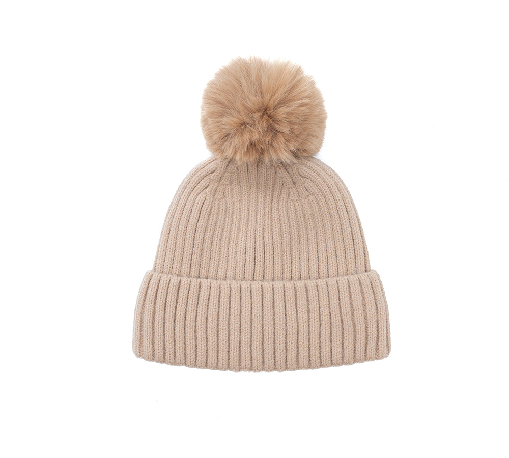 AUSTRALIAN SHEPHERD® Kids Knitted Pom Pom Beanie UGG AUSTRALIAN SHEPHERD