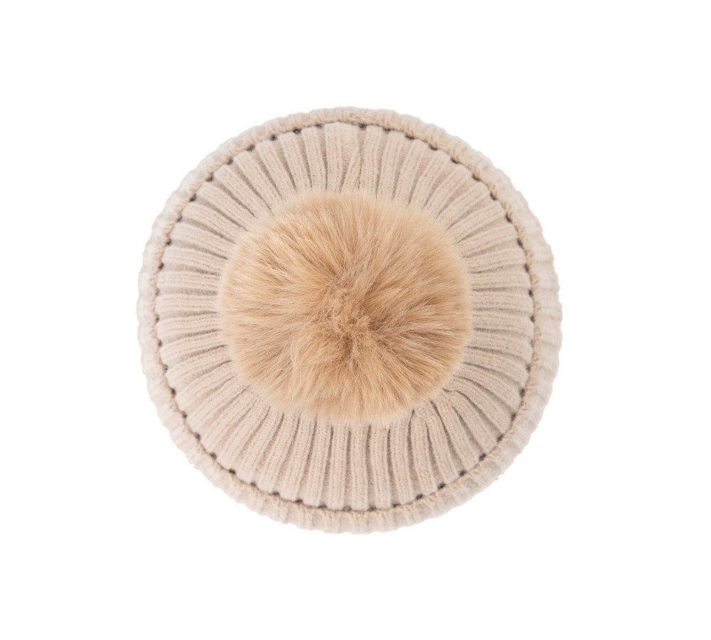 AUSTRALIAN SHEPHERD® Kids Knitted Pom Pom Beanie UGG AUSTRALIAN SHEPHERD