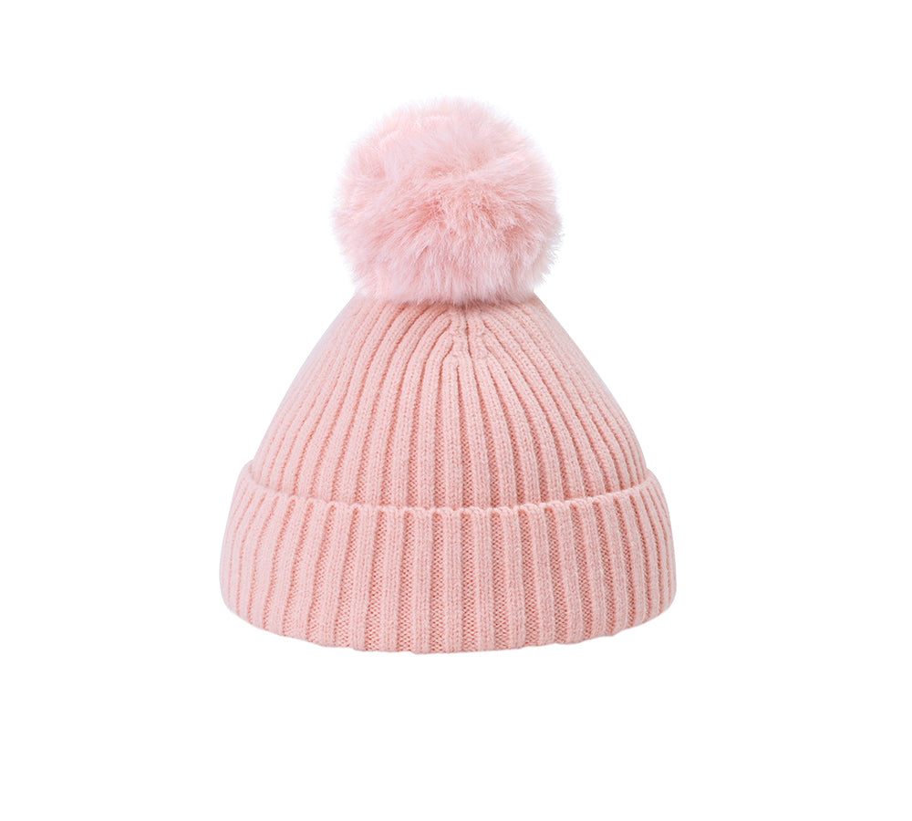 AUSTRALIAN SHEPHERD® Kids Knitted Pom Pom Beanie UGG AUSTRALIAN SHEPHERD
