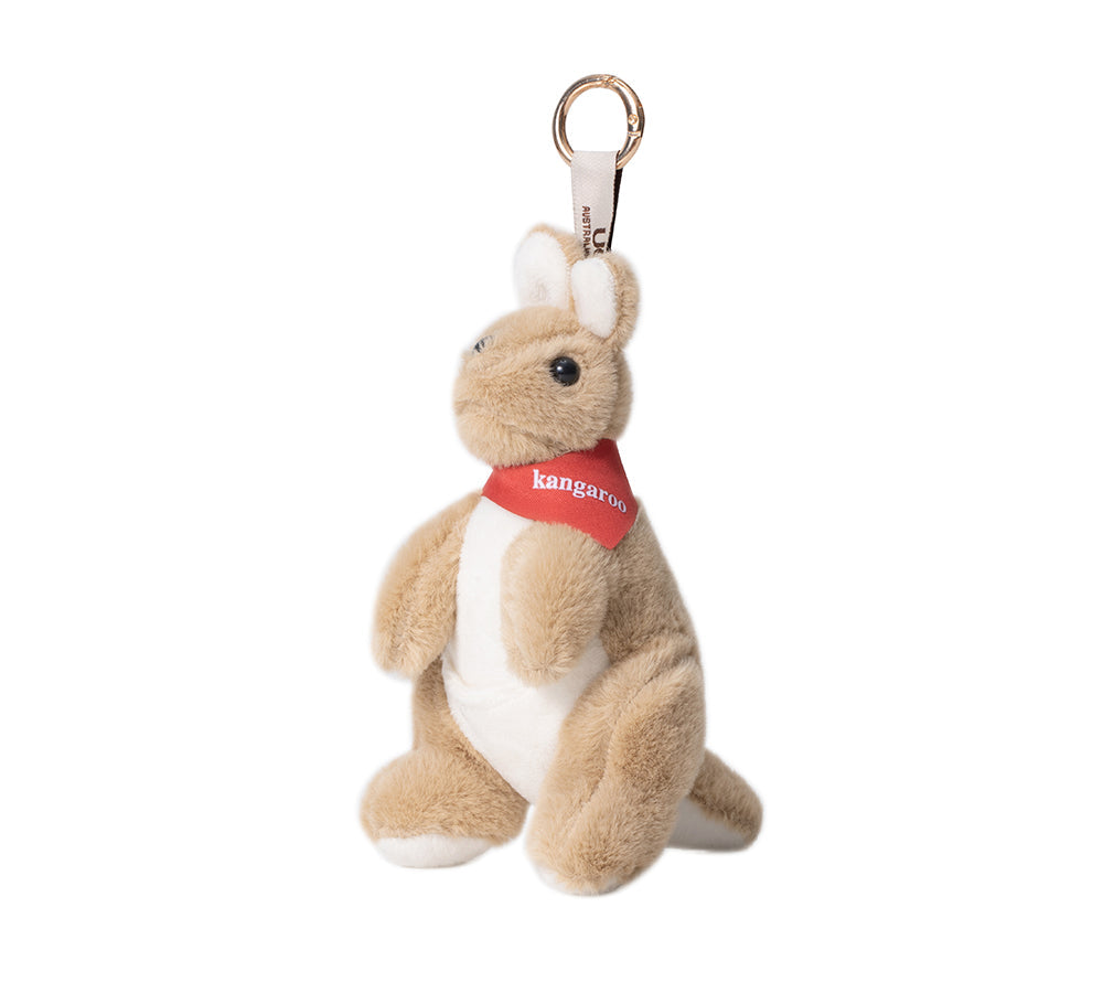 AUSTRALIAN SHEPHERD® Cute Scarfed Plush Kangaroo Keyrings UGG AUSTRALIAN SHEPHERD